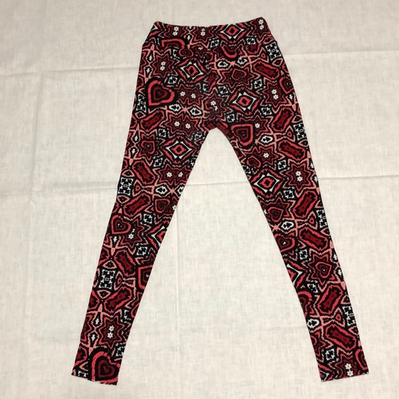 One size LuLaRoe Valentine leggings - Picture 1 of 3